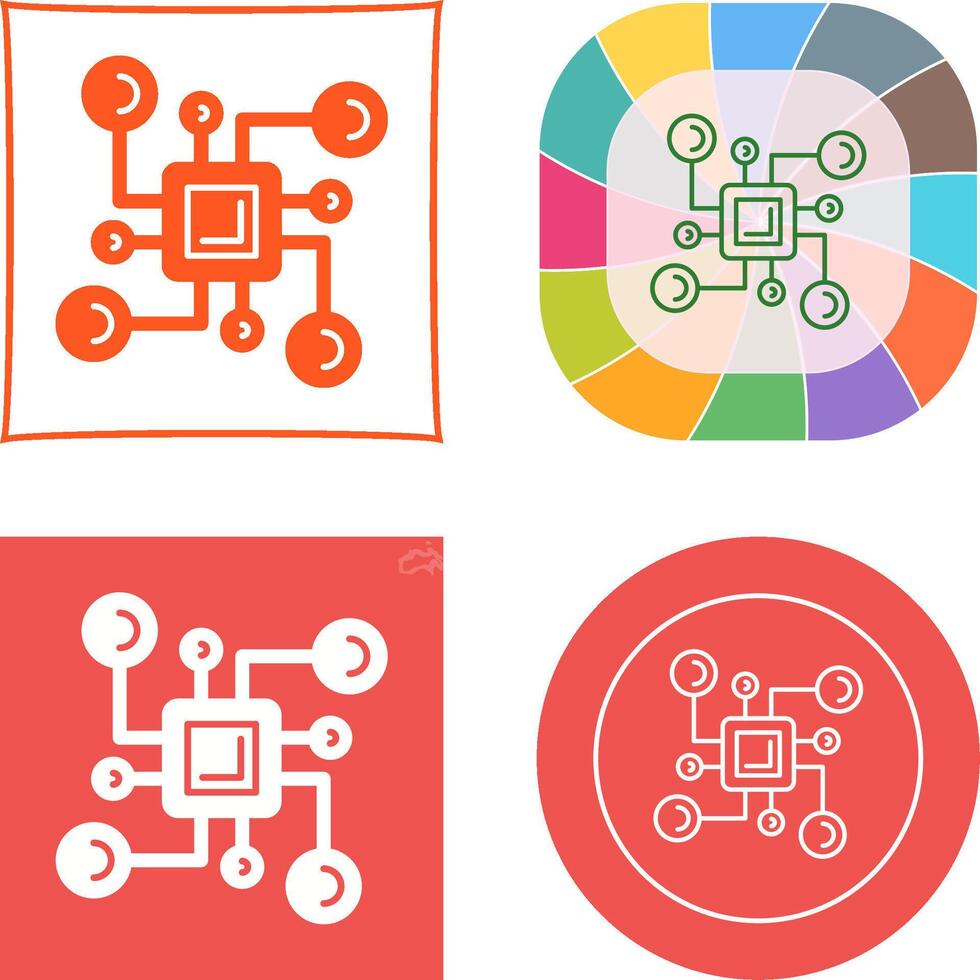 Connection Icon Design vector
