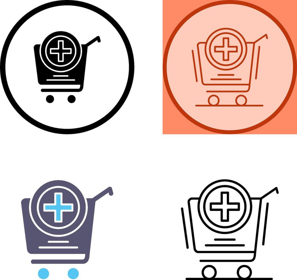 Add to Cart Icon Design vector