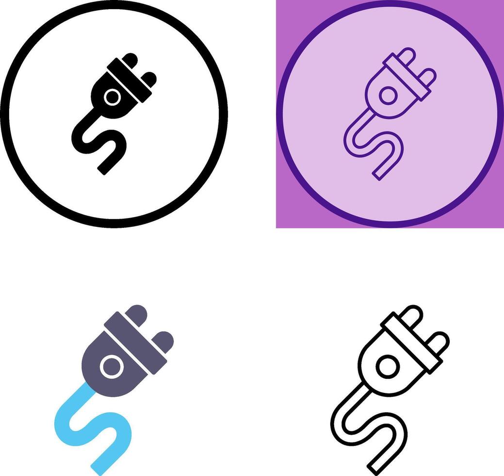 Plug Icon Design vector