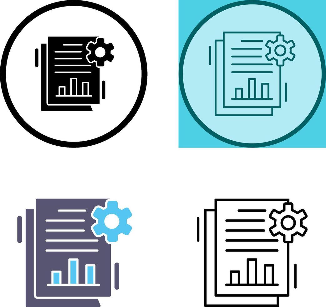 SEO Report Icon Design vector