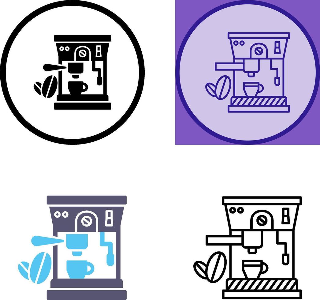 Coffee Machine Icon Design vector