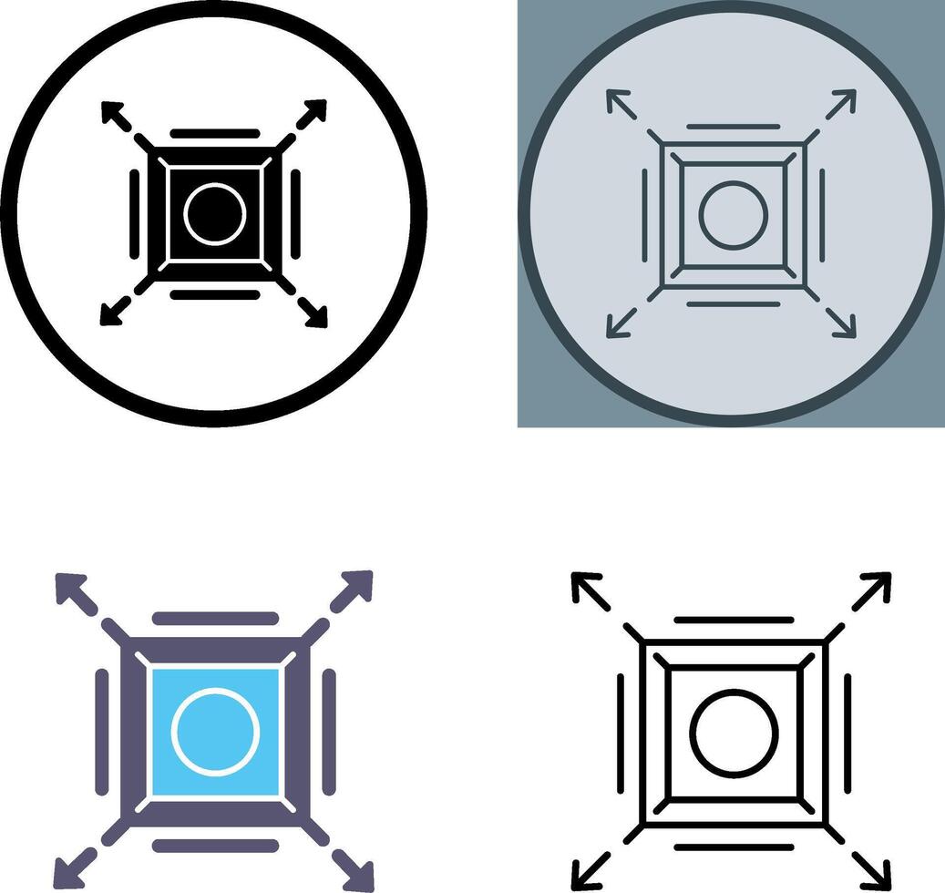 Maximize Icon Design vector