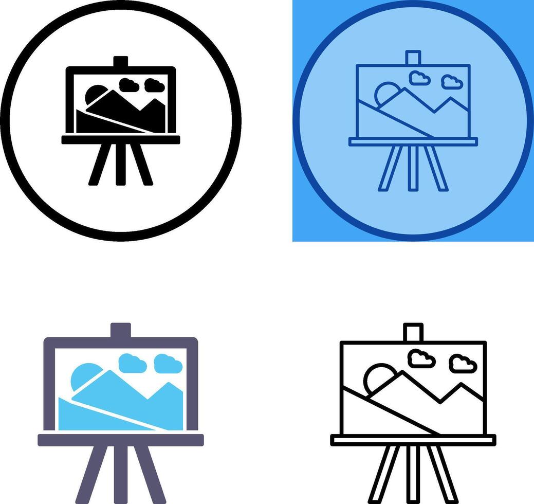 Canvas Icon Design vector