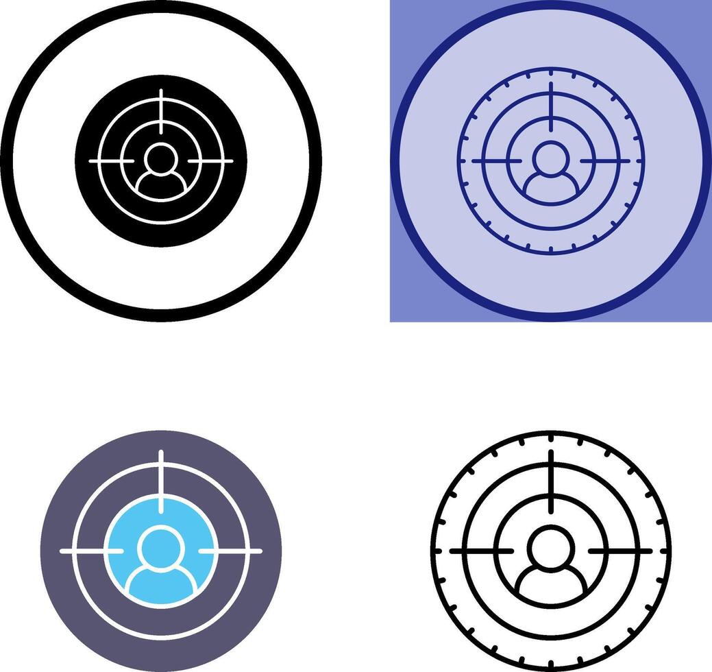 Goal Icon Design vector