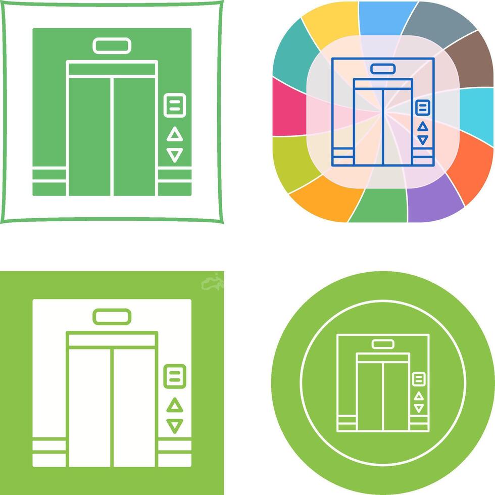 Elevator Icon Design vector