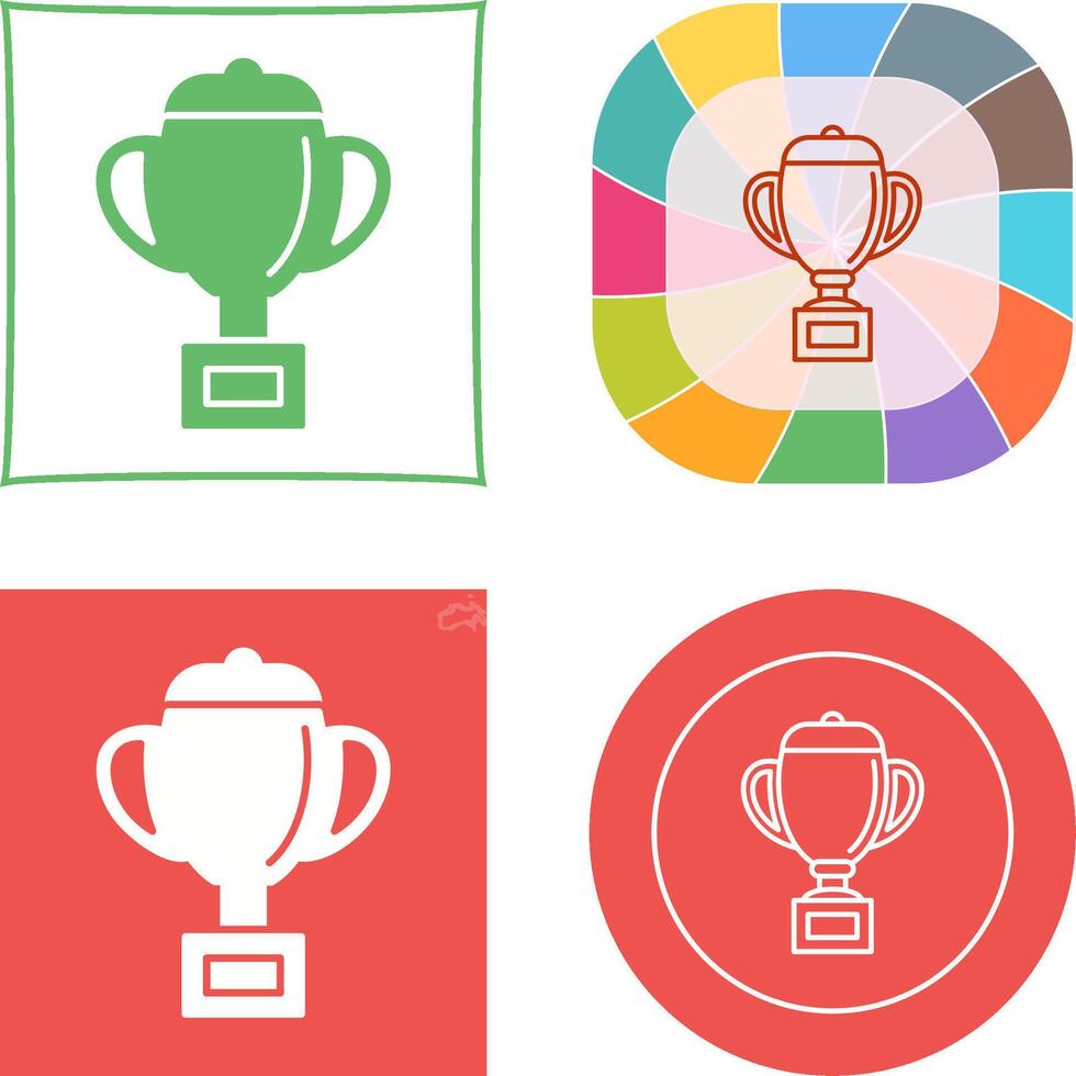 Trophy Icon Design vector