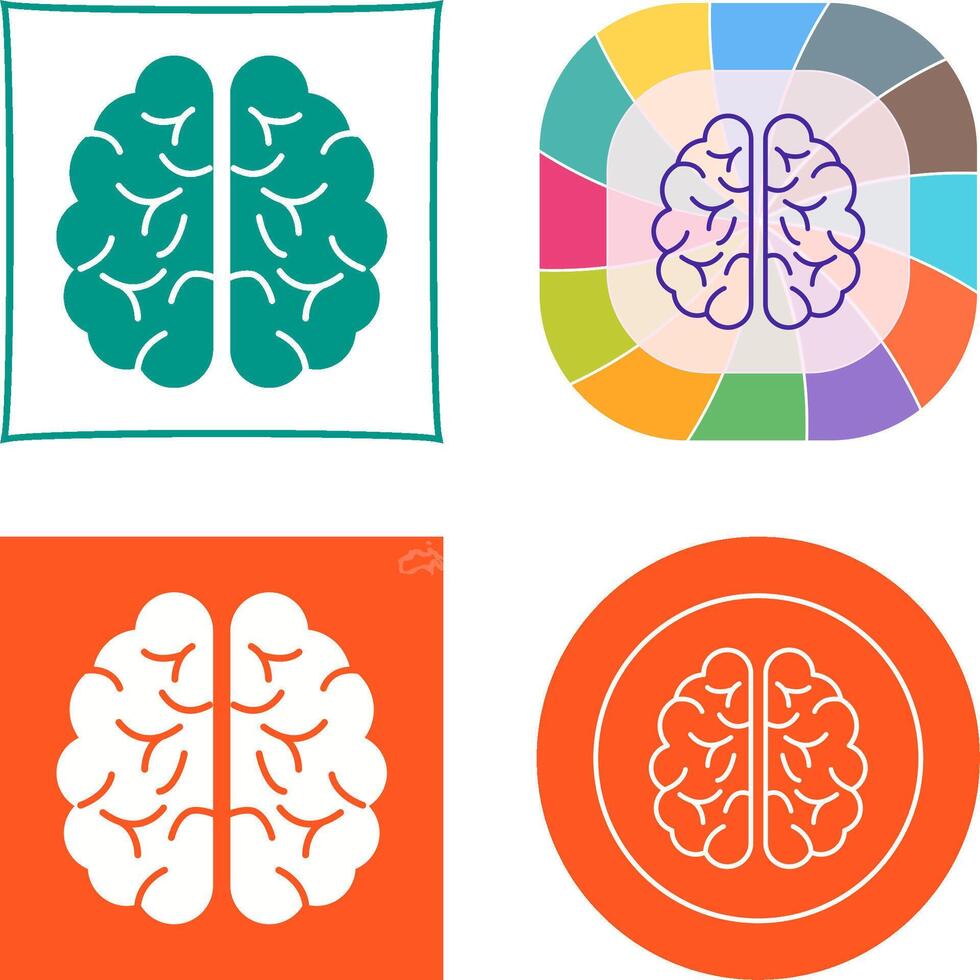 Brain Icon Design vector
