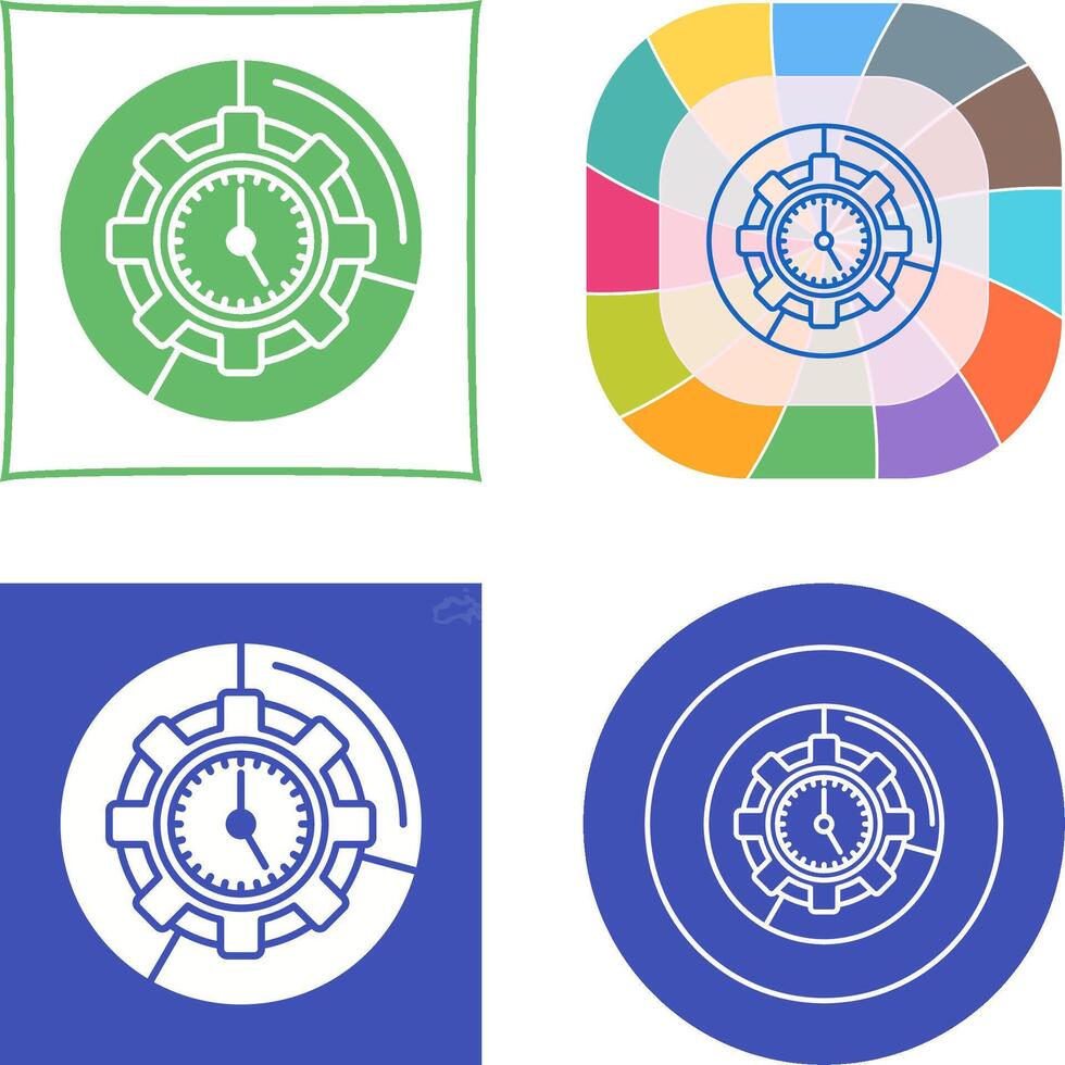 Time Management Icon Design vector