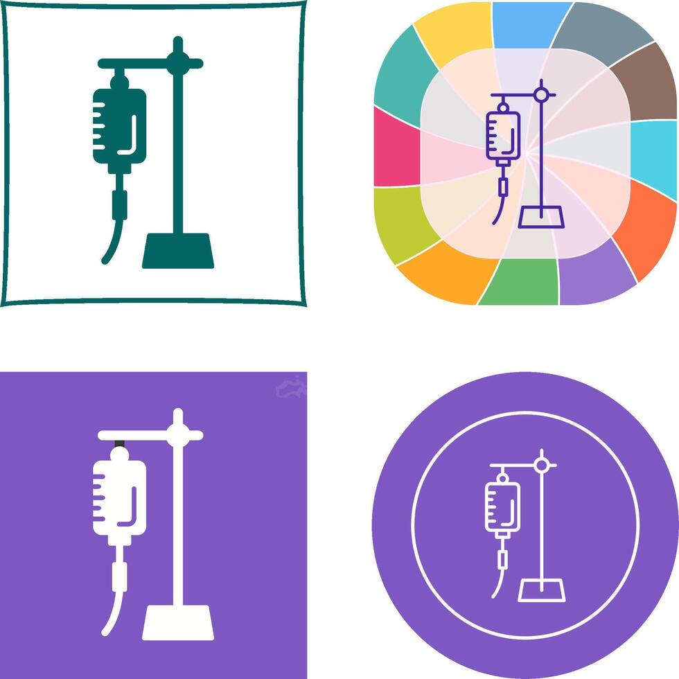 Saline Icon Design vector