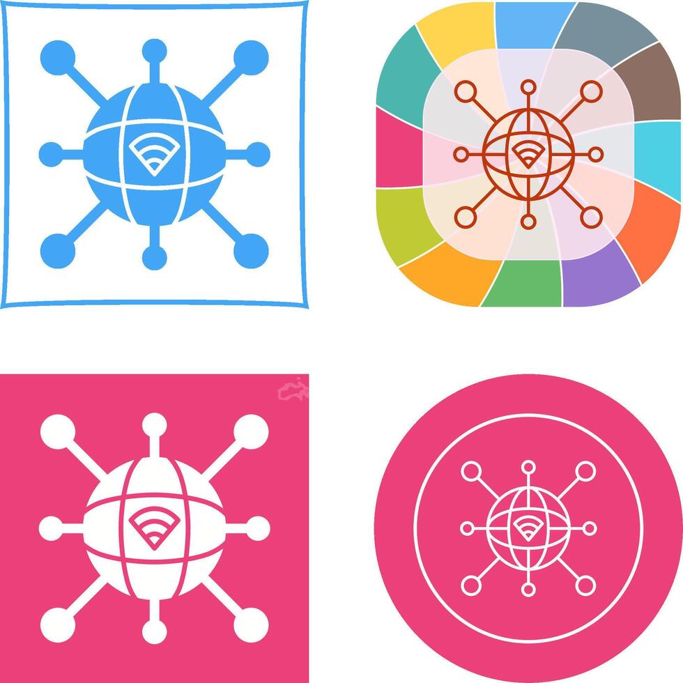 Internet Icon Design vector