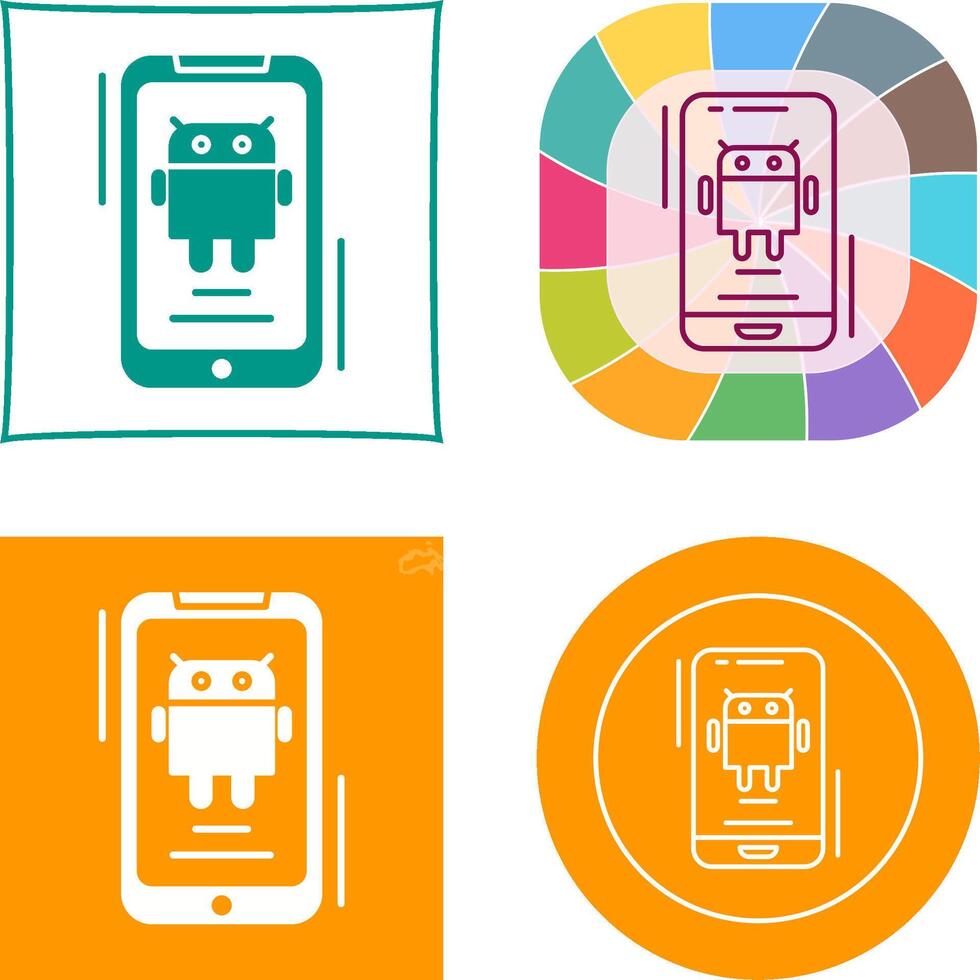 Android Icon Design vector