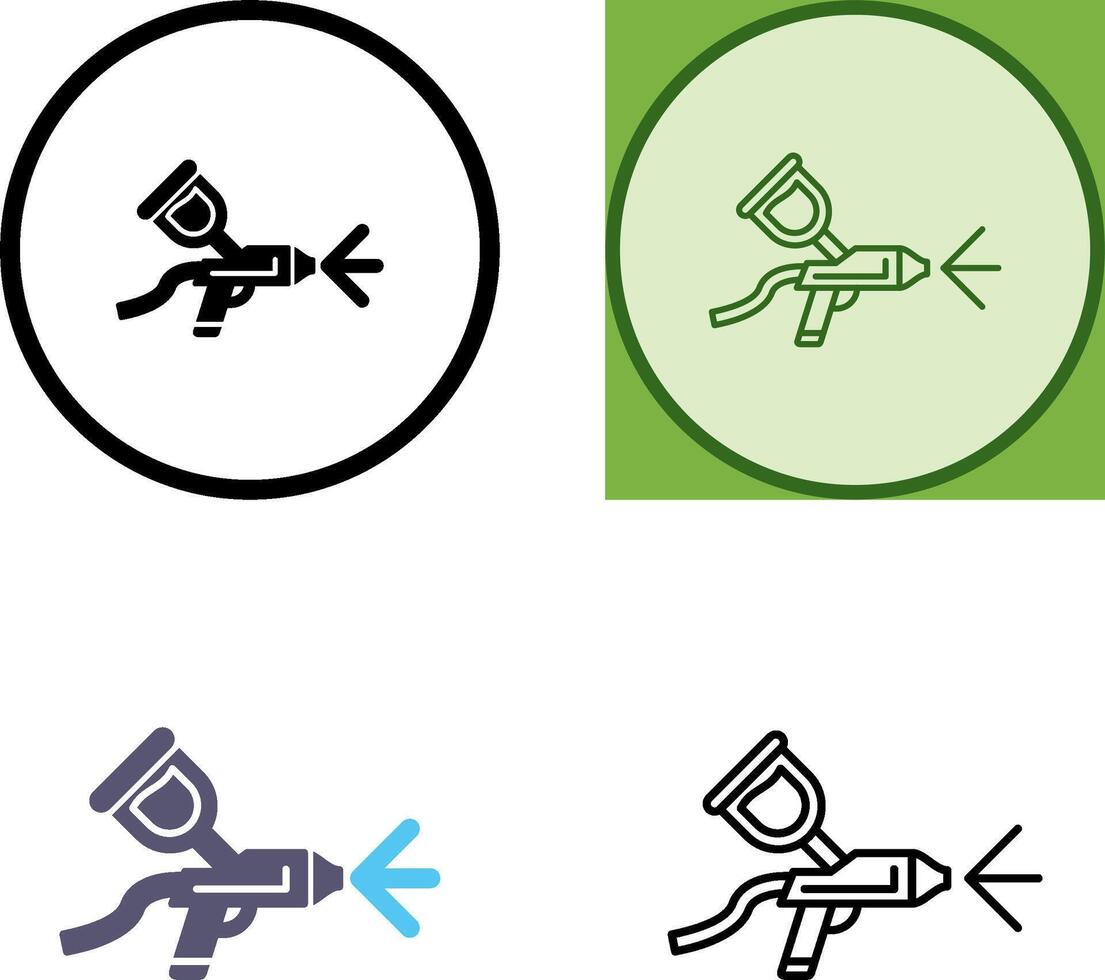 Airbrush Icon Design vector