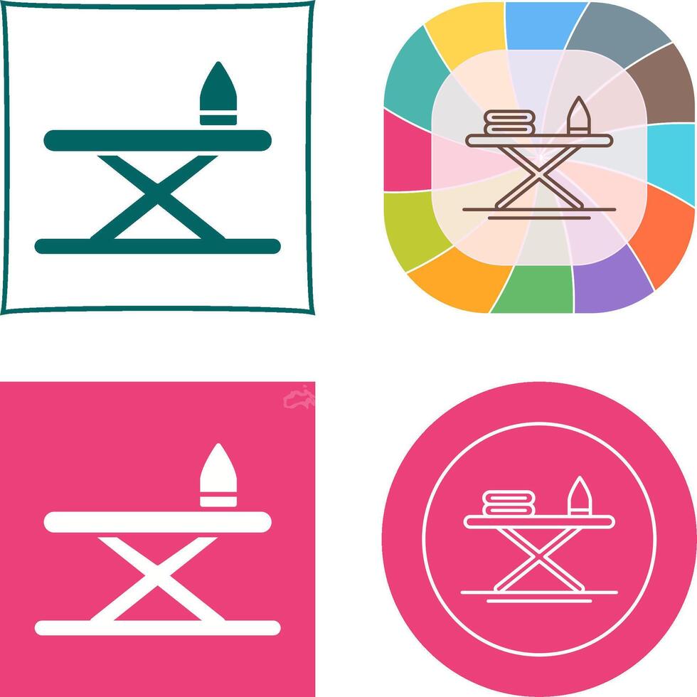 Iron Board Icon Design vector