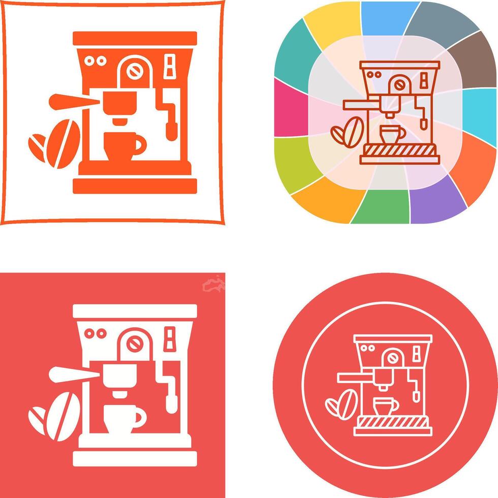 Coffee Machine Icon Design vector