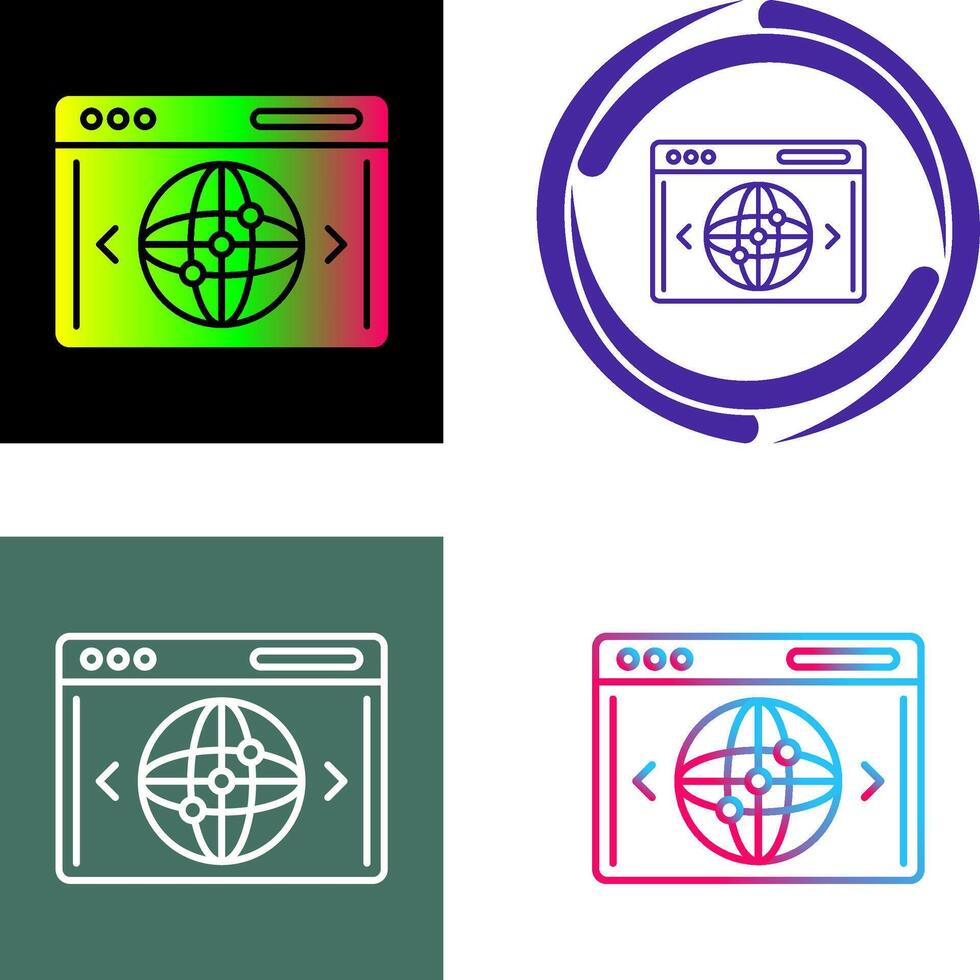 Website Icon Design vector