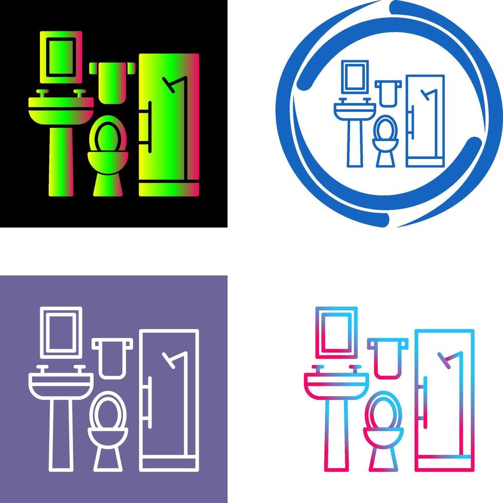 Bath Icon Design vector