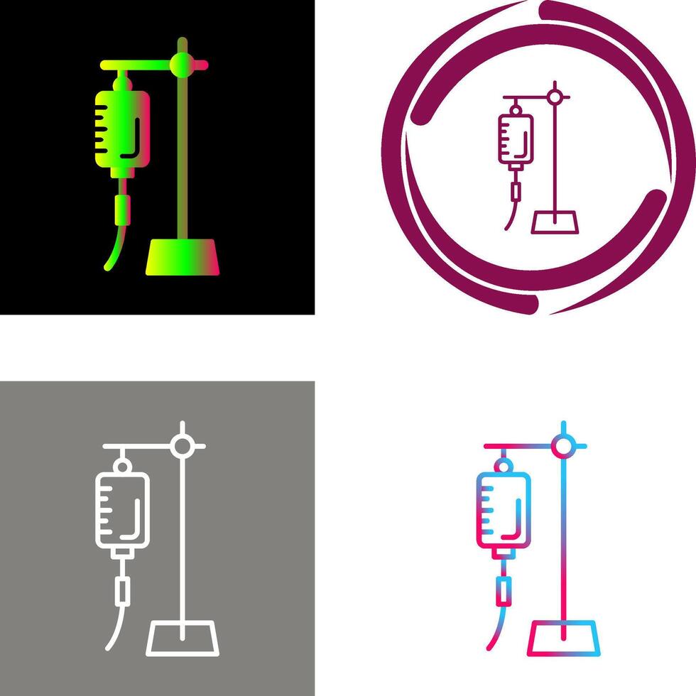 Saline Icon Design vector