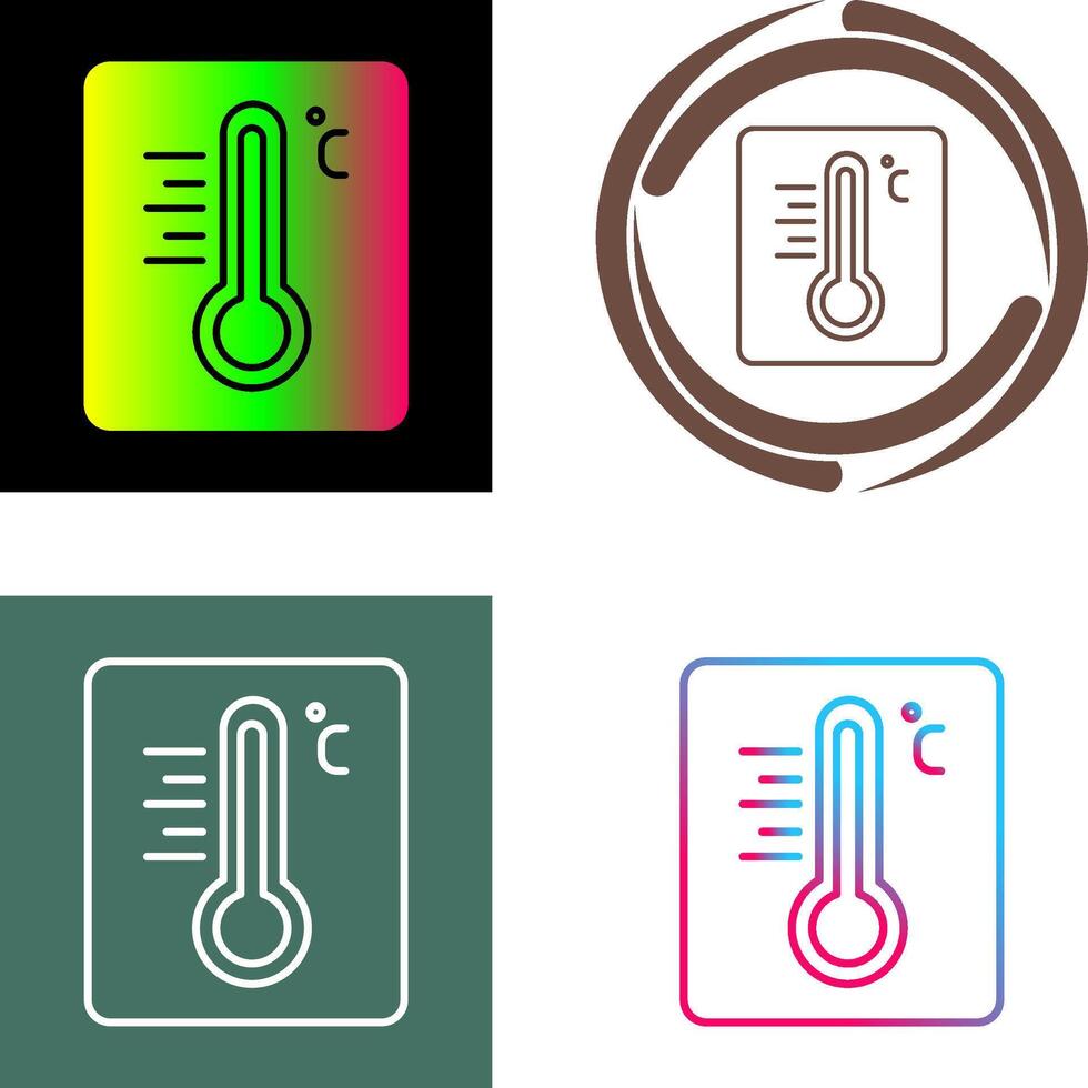Thermometer Icon Design vector