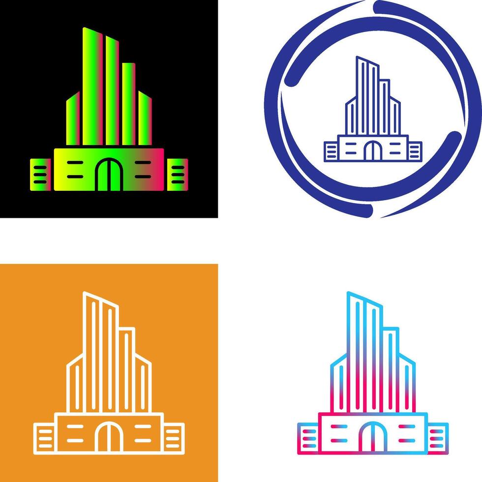 Office Building Icon Design vector