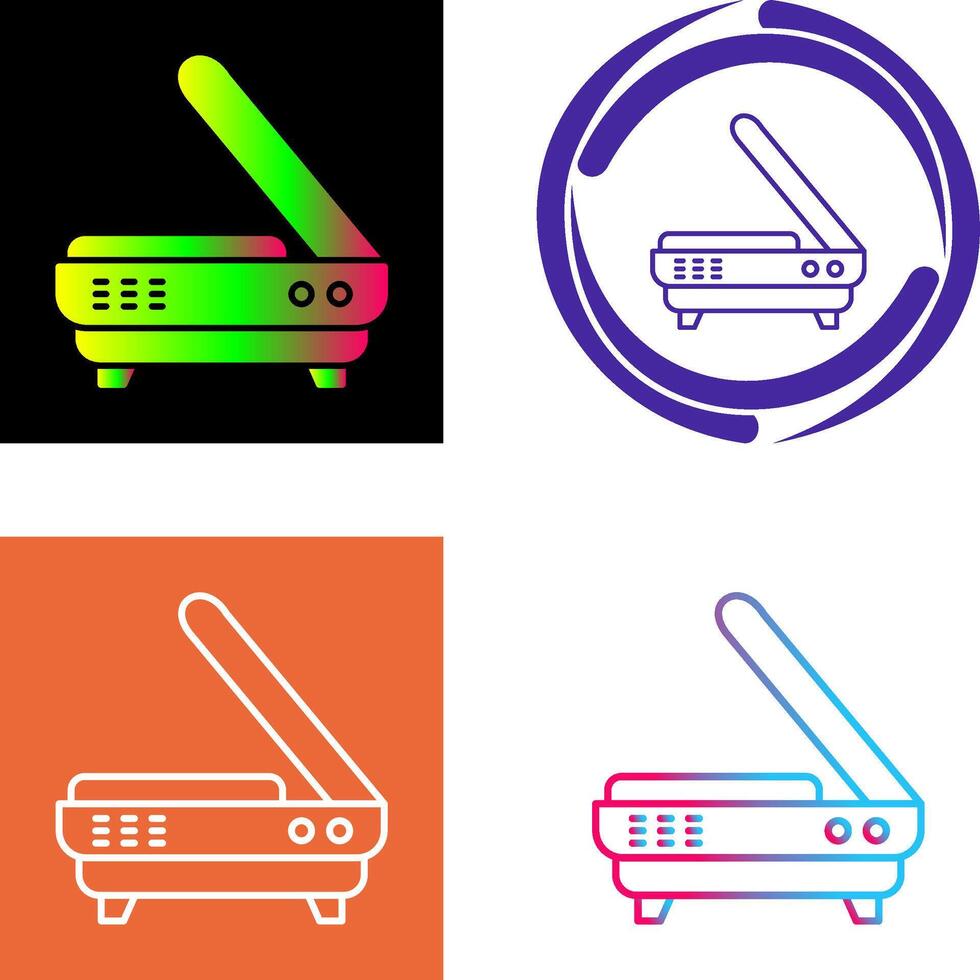 Scanner Icon Design vector