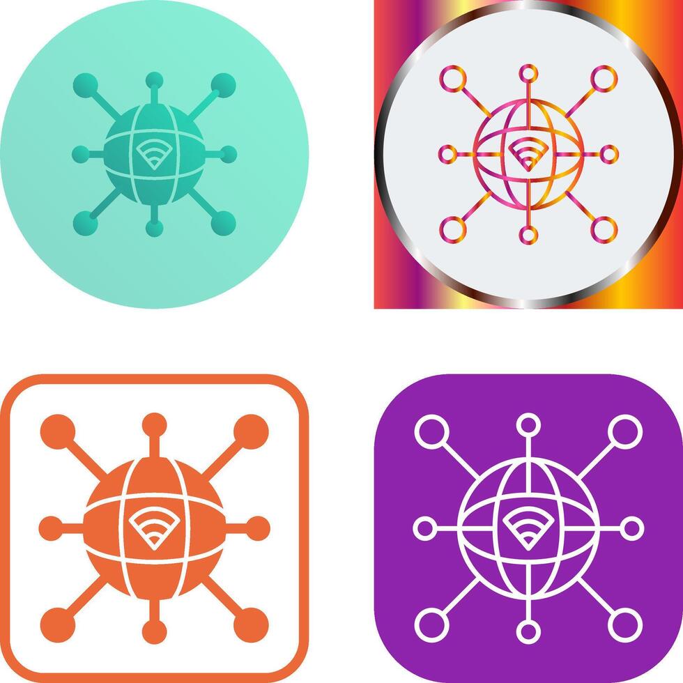 Internet Icon Design vector