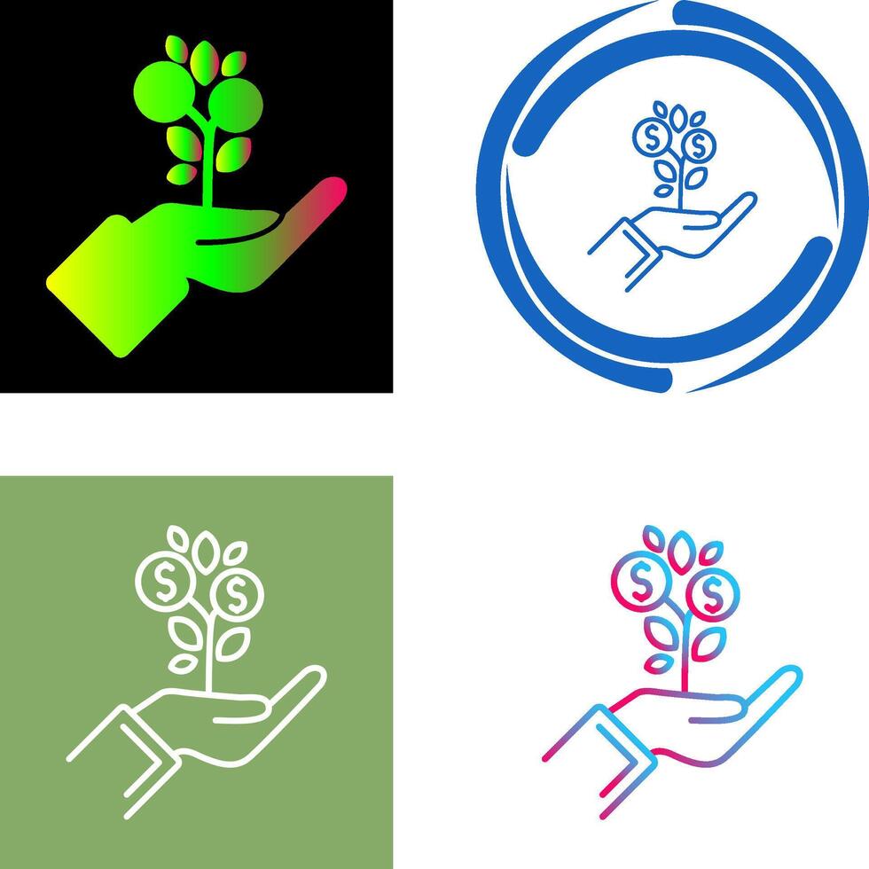 Growth Icon Design vector
