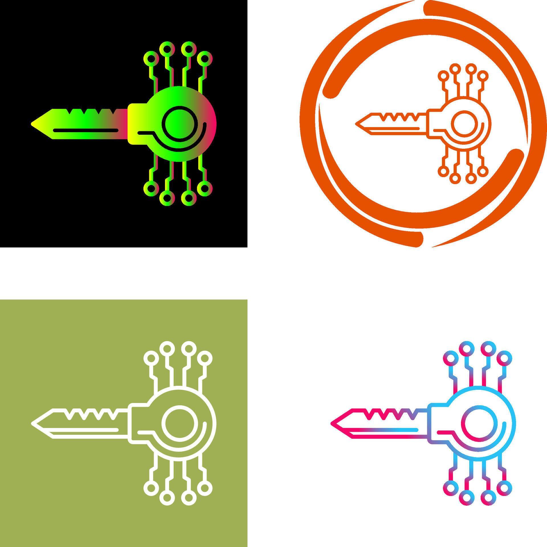 Key Code Icon Design 44339948 Vector Art at Vecteezy