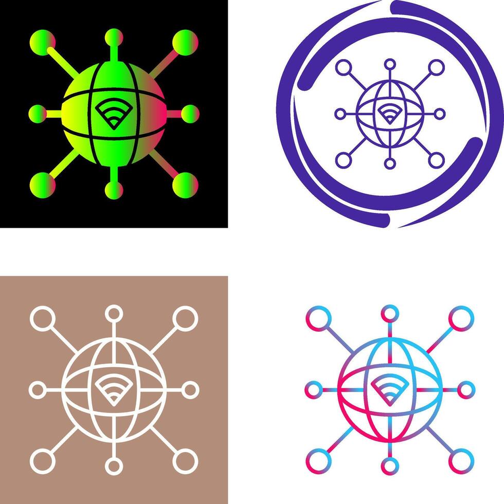 Internet Icon Design vector