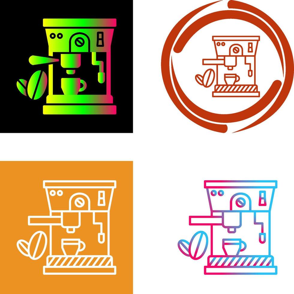 Coffee Machine Icon Design vector