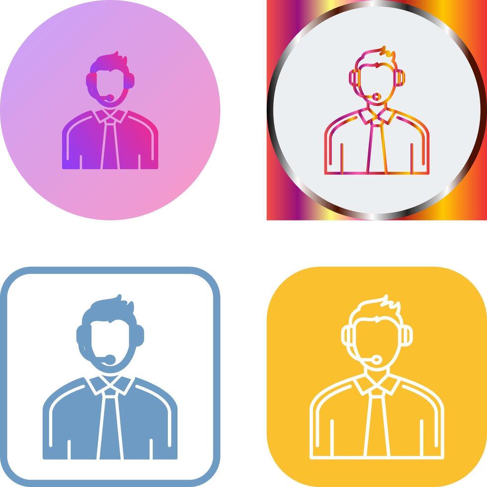 Customer Support Icon Design vector