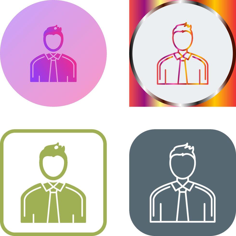 Employee Icon Design vector