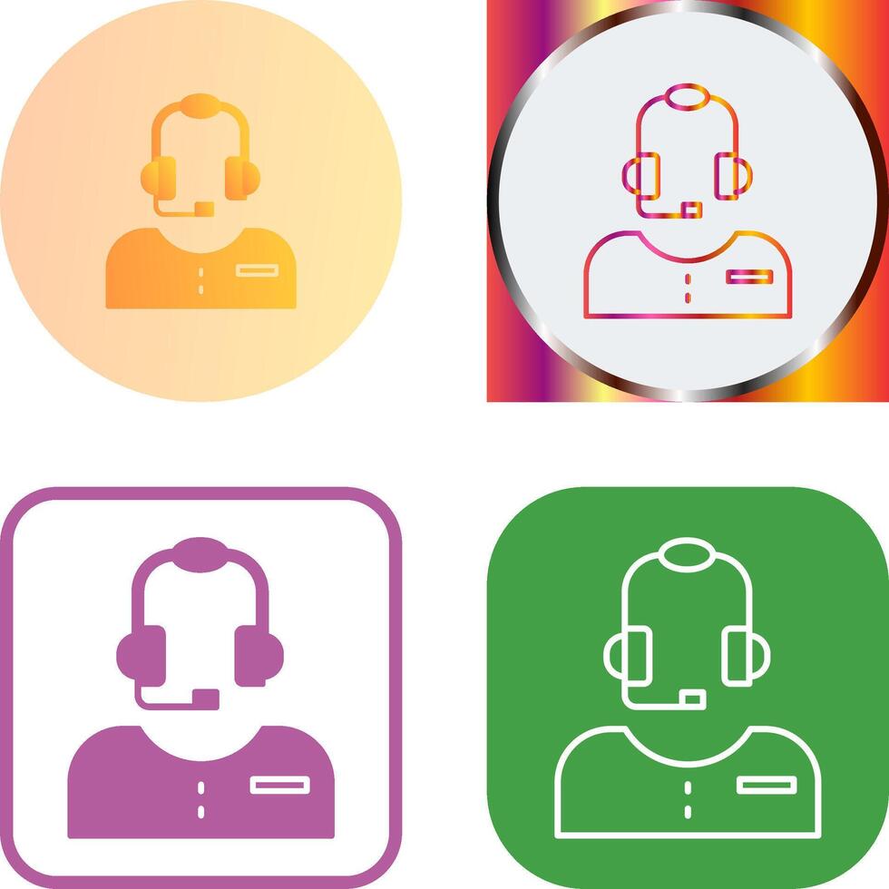 Customer Service Icon Design vector