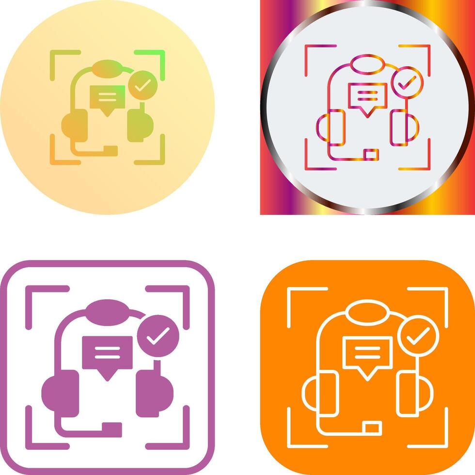 Technical Support Icon Design vector