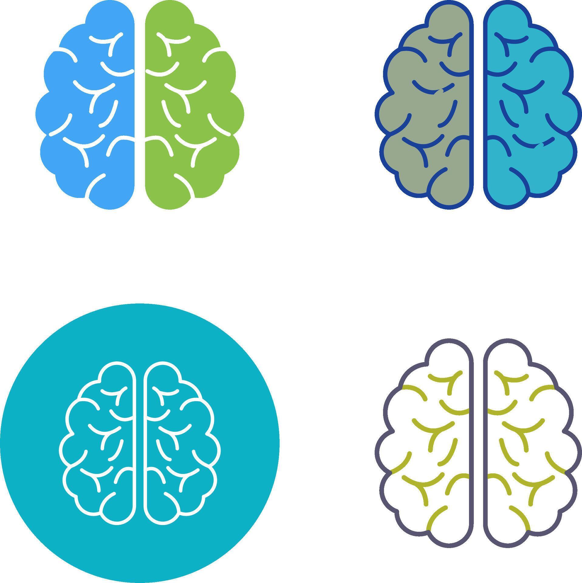 Brain Icon Design 44340113 Vector Art at Vecteezy