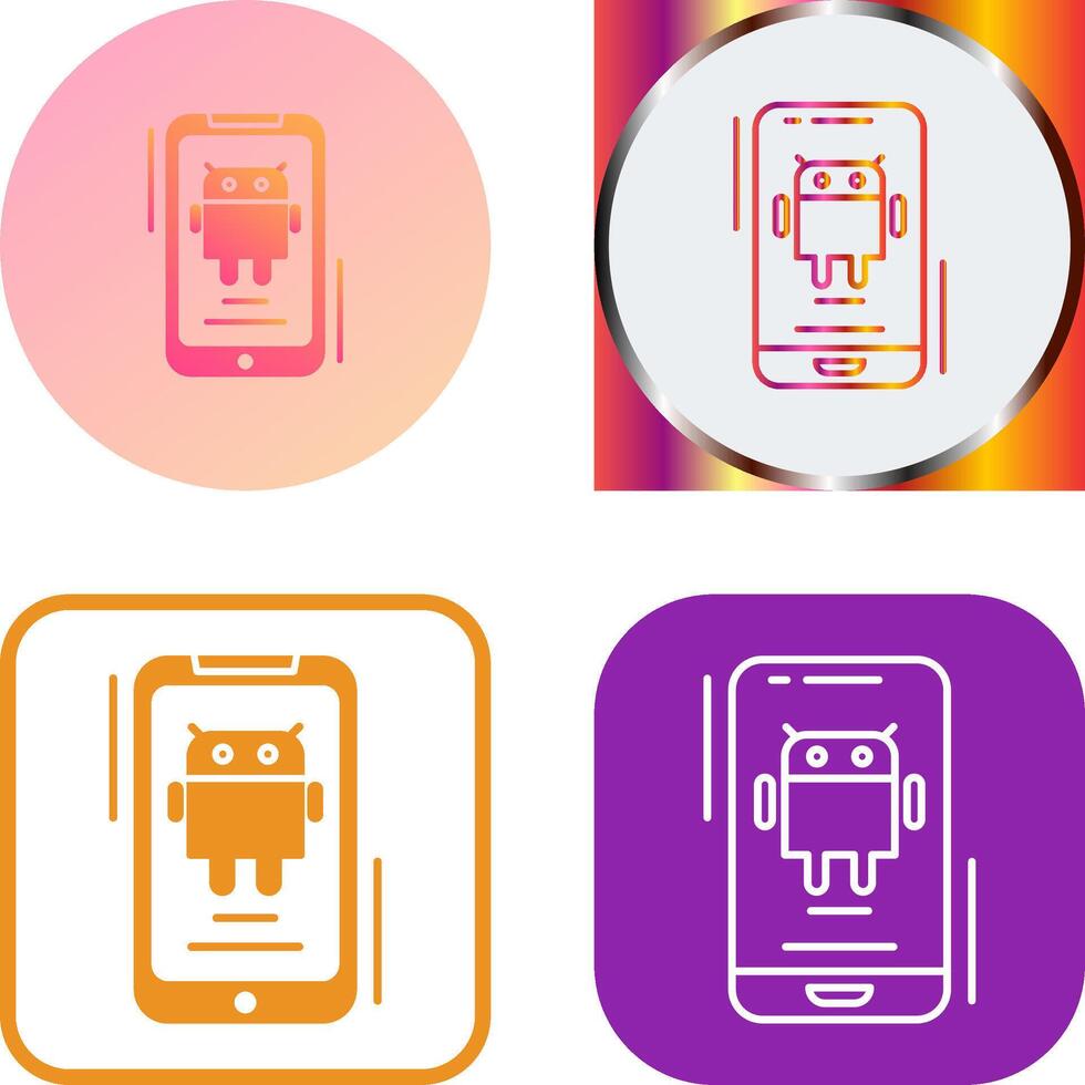 Android Icon Design vector