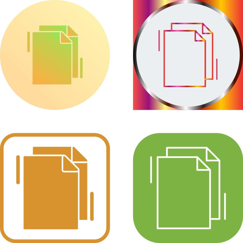 Copy Icon Design vector