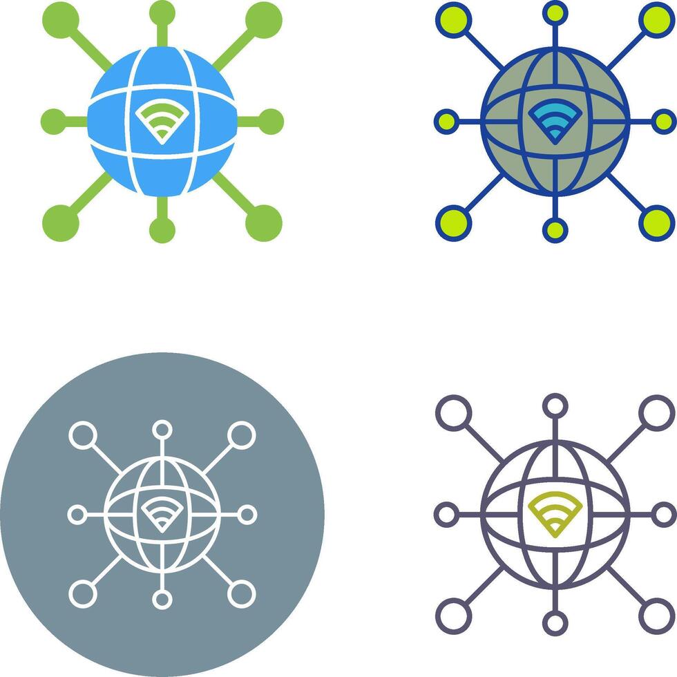 Internet Icon Design vector