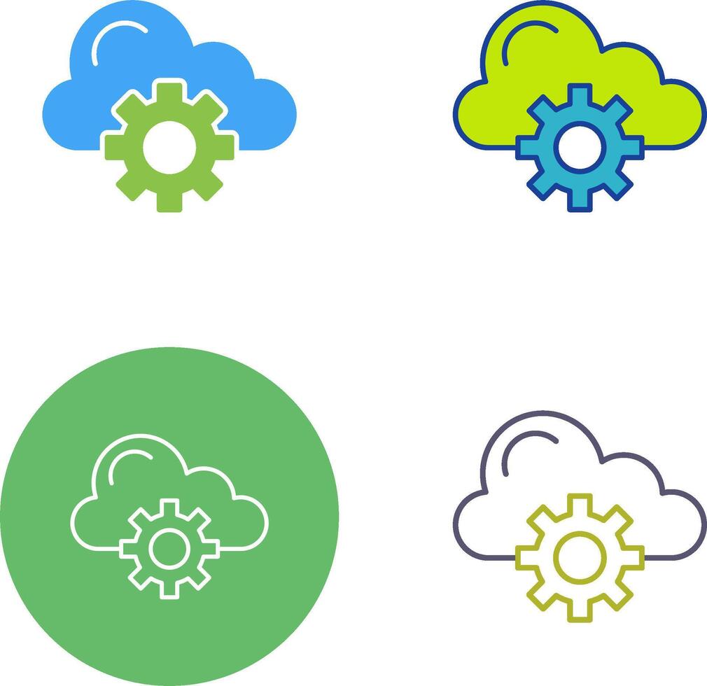 Cloud Computing Icon Design 44340399 Vector Art at Vecteezy