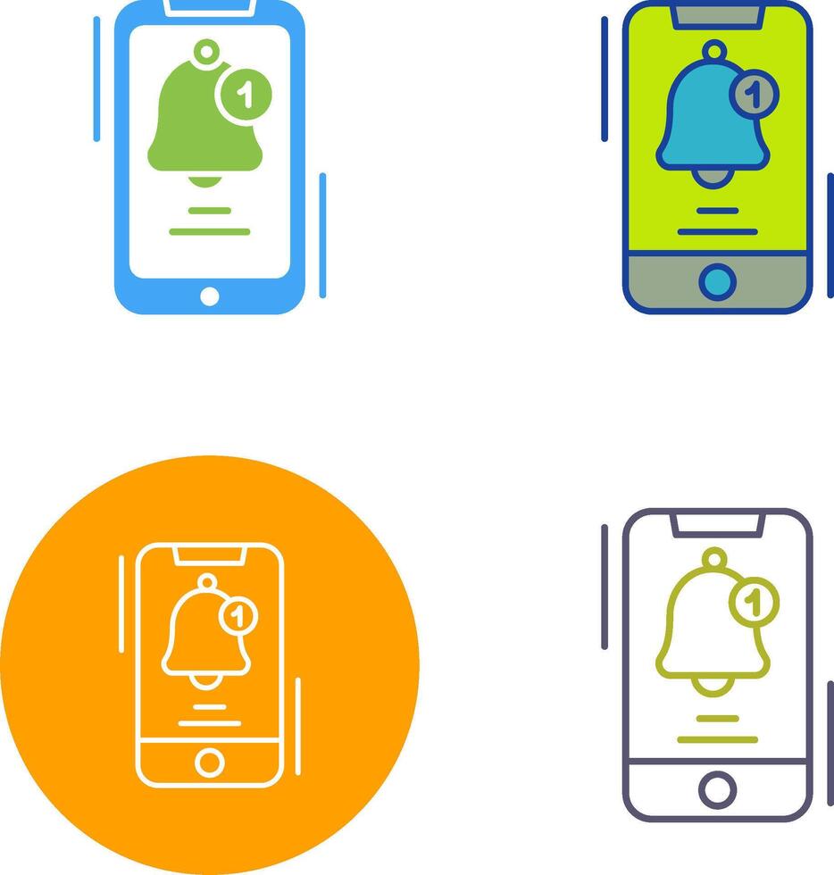 Notifications Icon Design vector