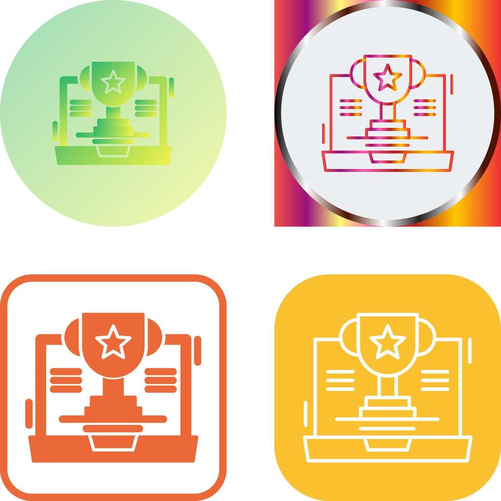 Trophy Icon Design vector