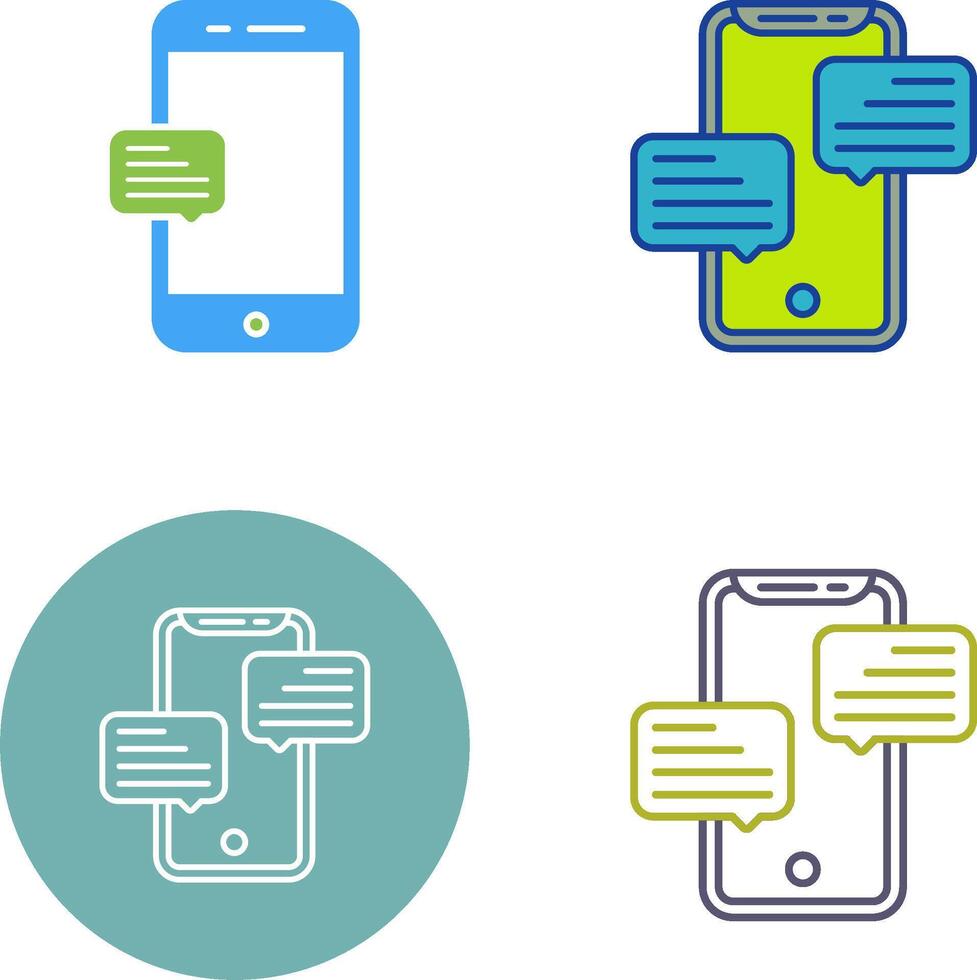 Chat Icon Design vector