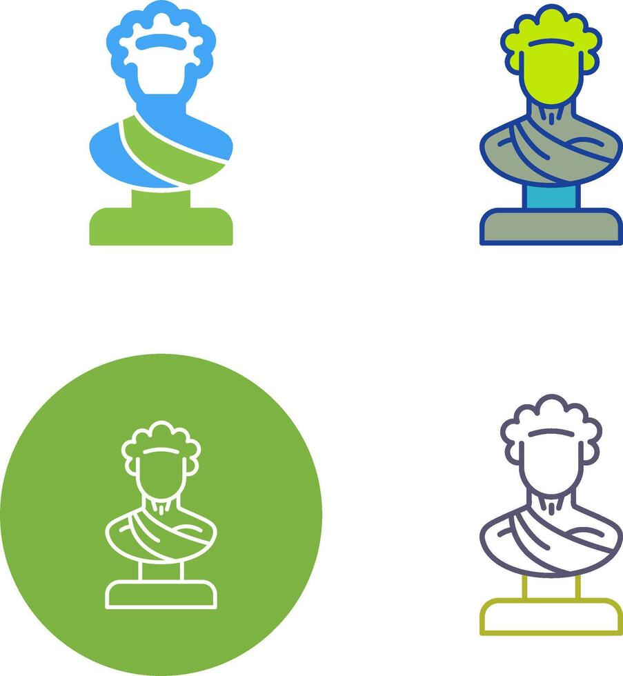 Statue Icon Design vector