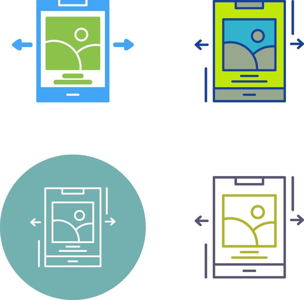 Swipe Icon Design vector