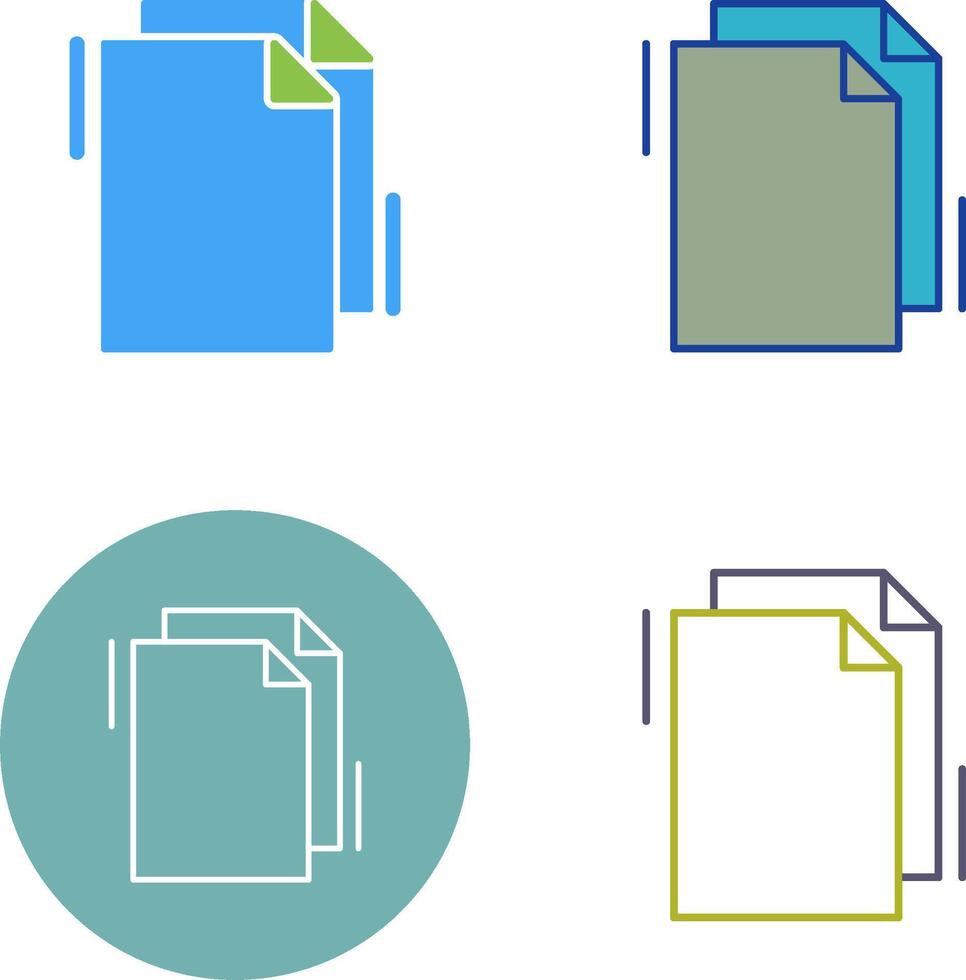 Copy Icon Design vector