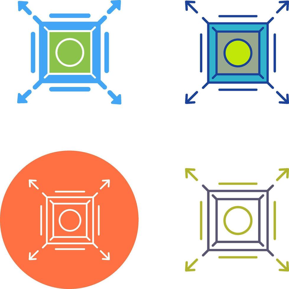 Maximize Icon Design vector