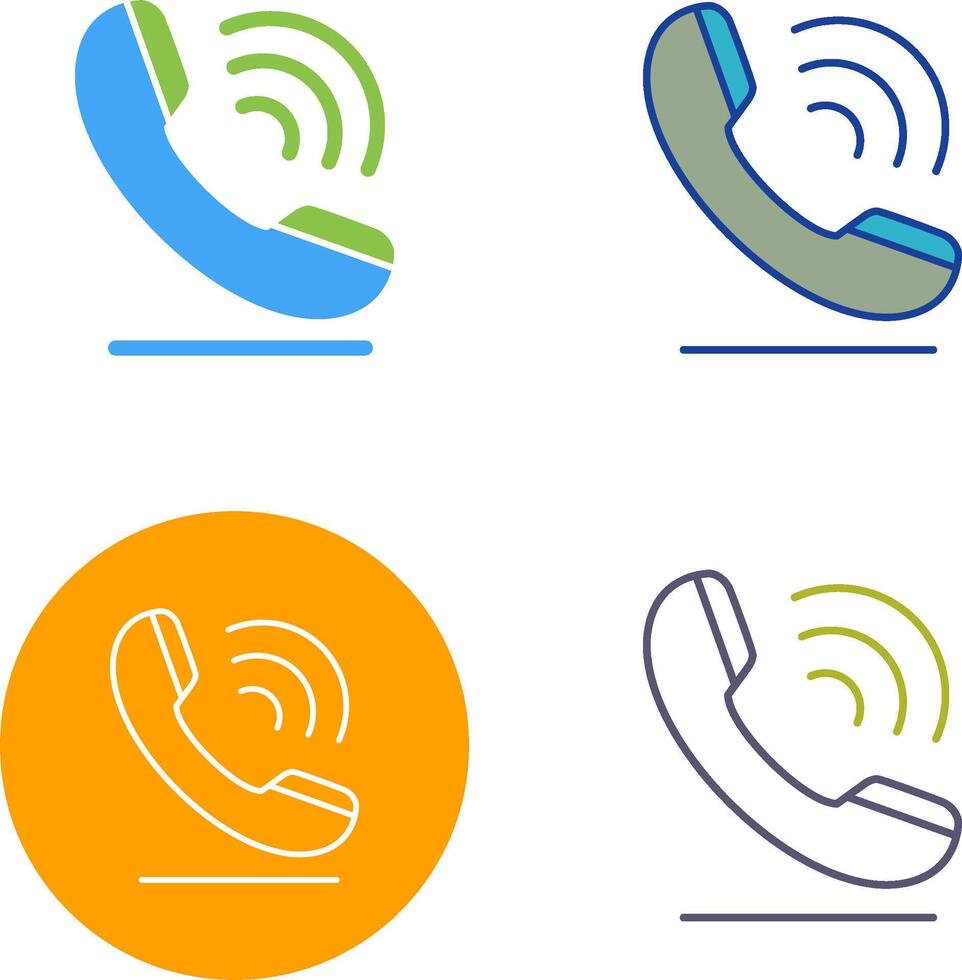 Phone Call Icon Design vector