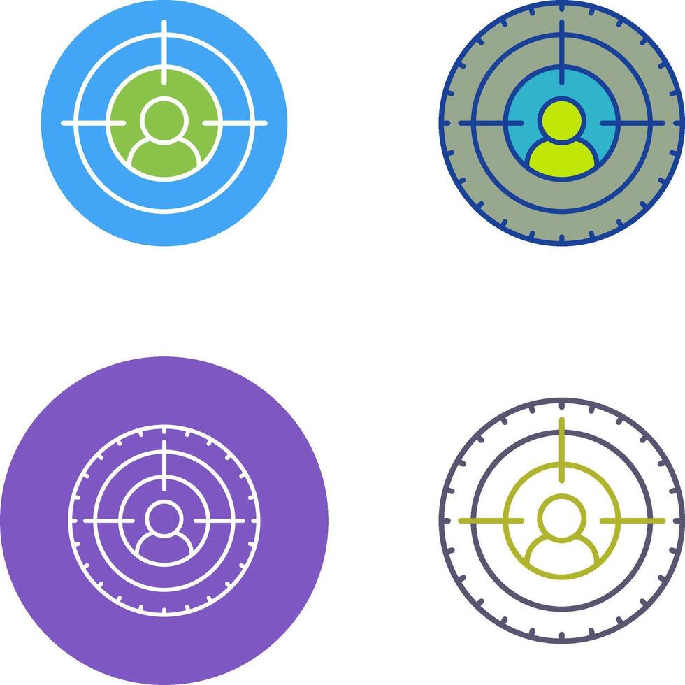 Goal Icon Design vector