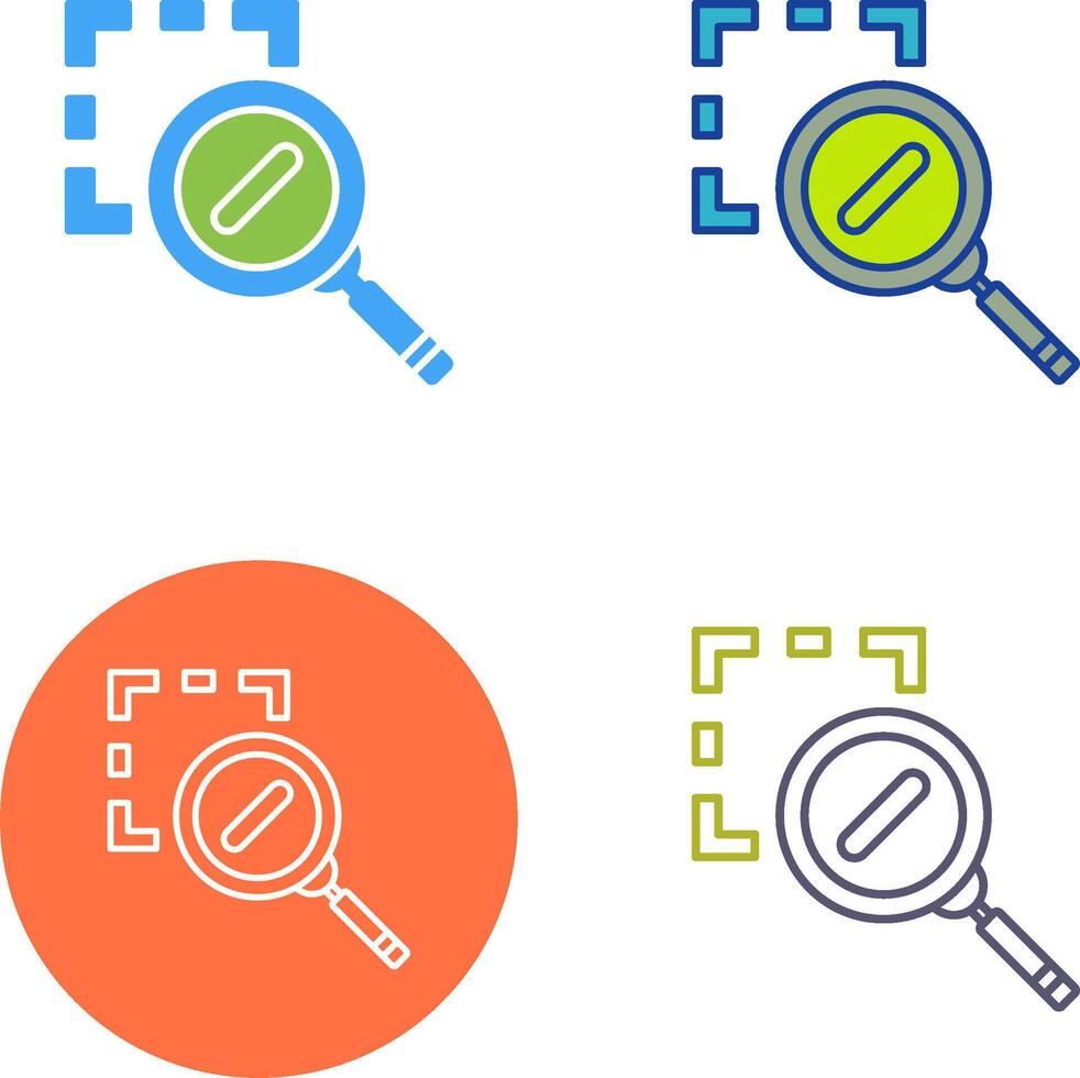 Zoom Out Icon Design vector