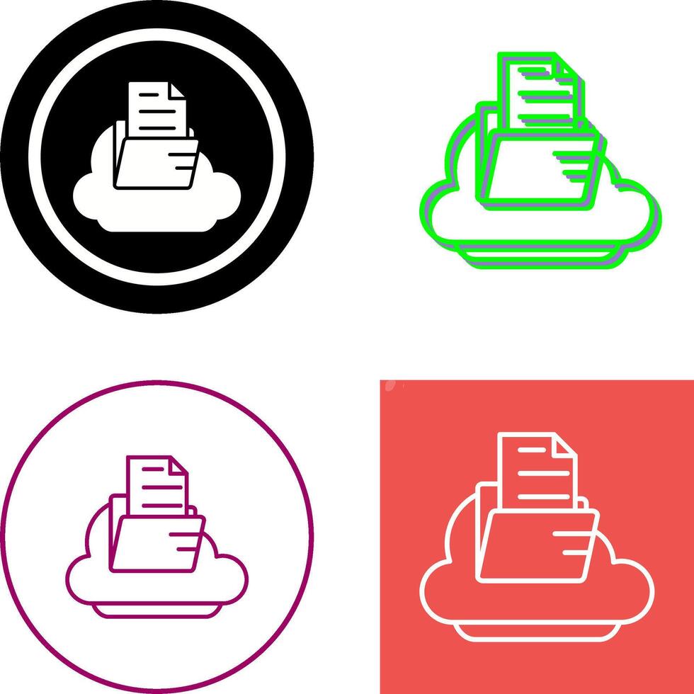 Cloud Icon Design vector