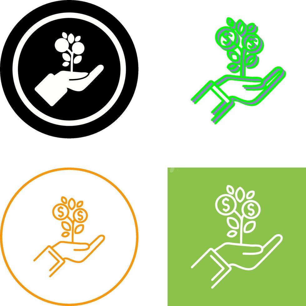 Growth Icon Design vector